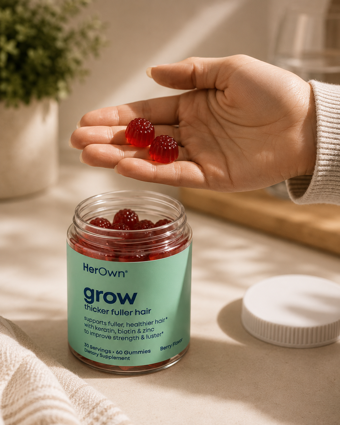 Grow Thicker Fuller Hair Gummies