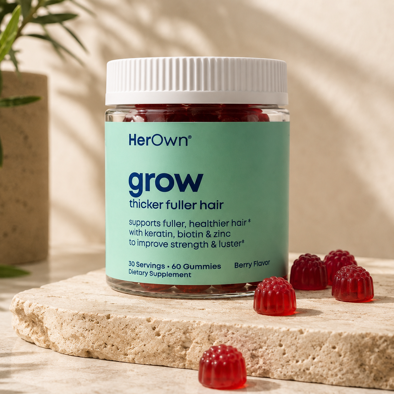 Grow Thicker Fuller Hair Gummies